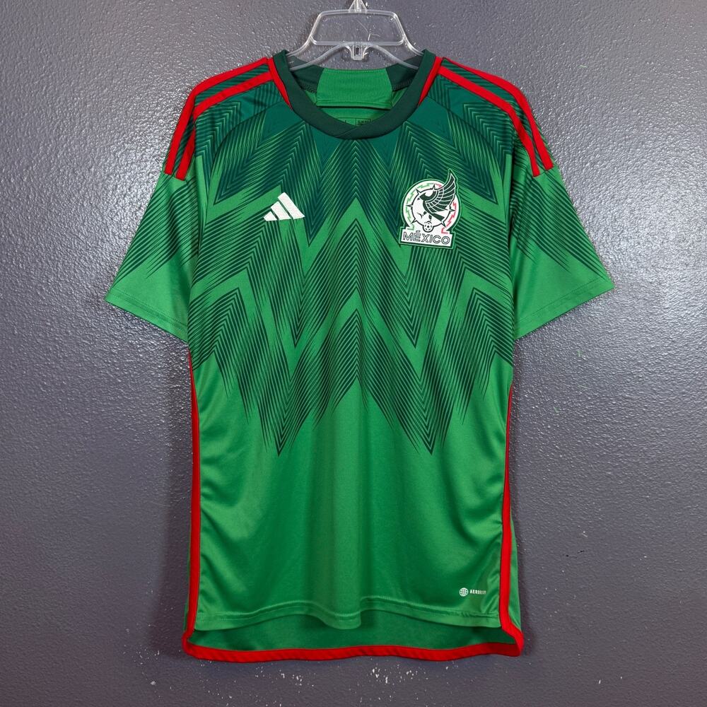 Adidas L men’s green Mexico National Team 2022 Home Jersey SLIM-FIT